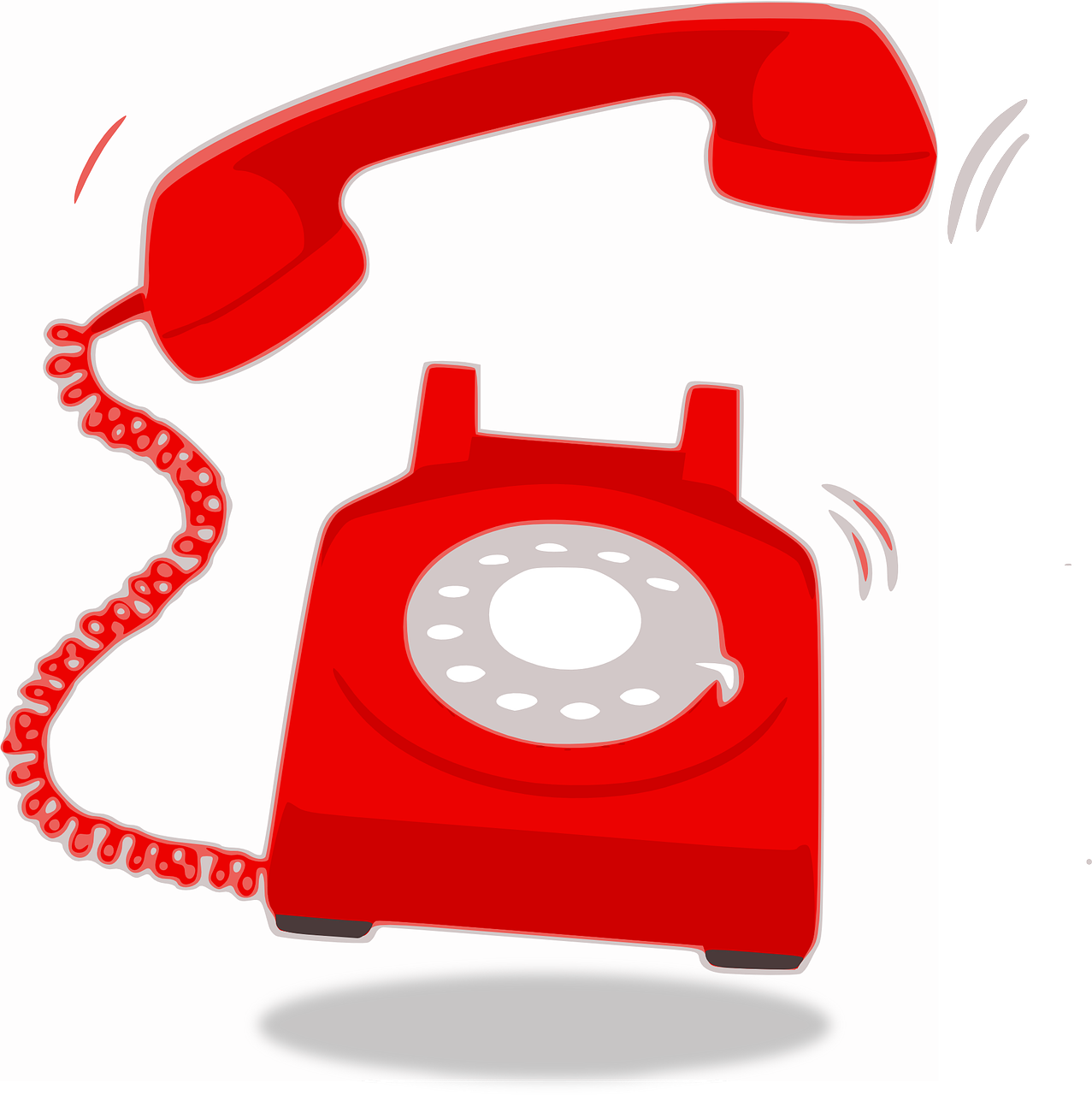 answer the phone clipart with numbers